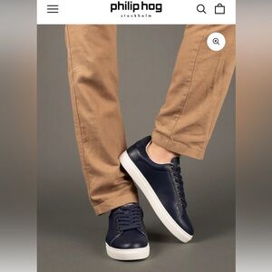 Philip Hog / Stockholm Classic Black Men's Sneakers